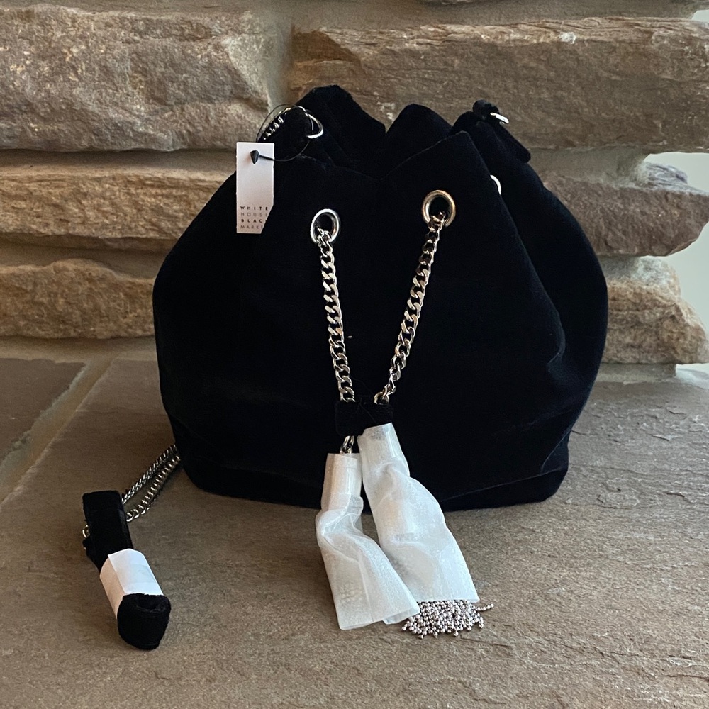 White House Black Market Velvet Purse (#2)